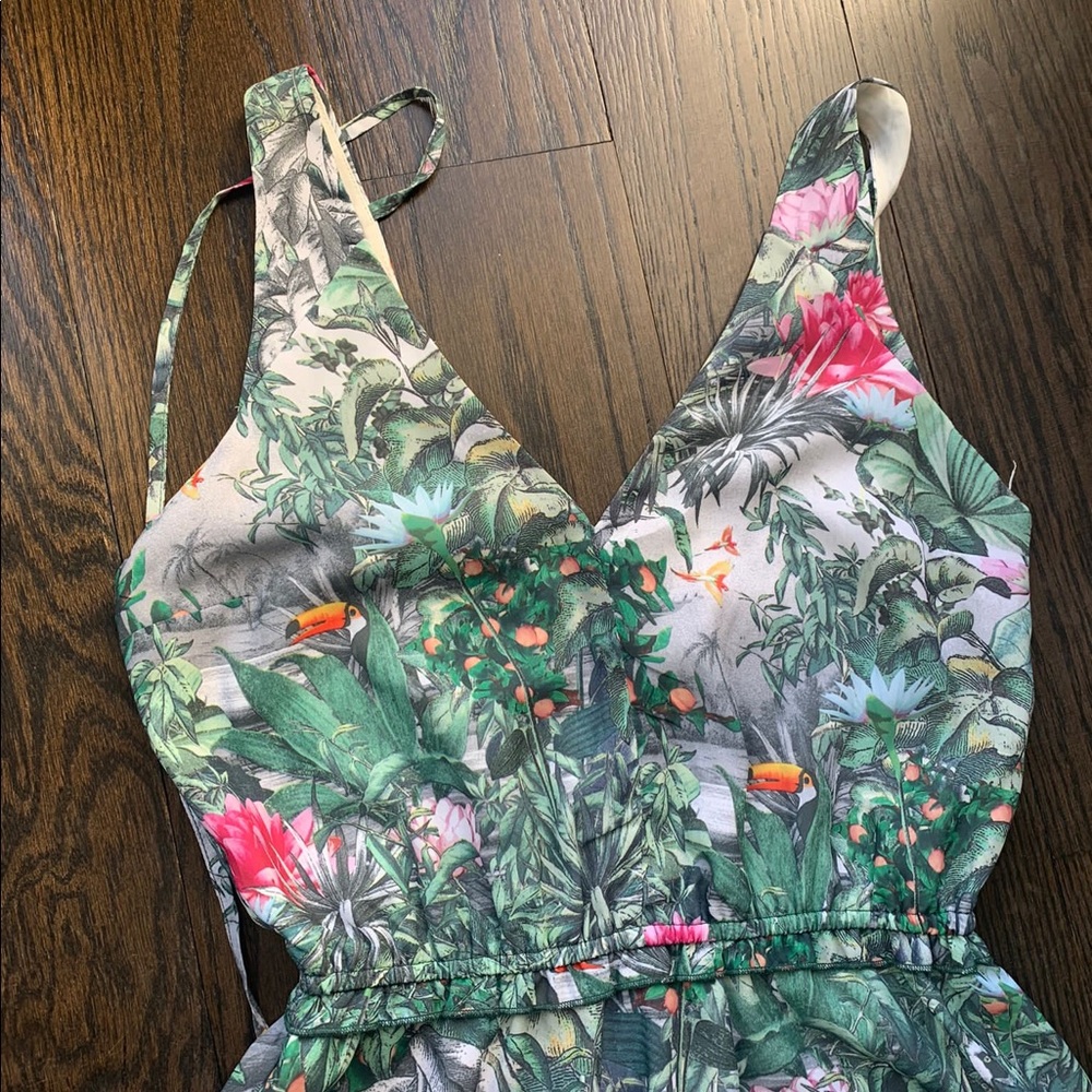 H&M Conscious Collection floral long dress